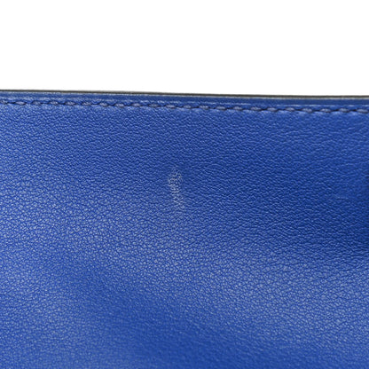 Hermes Swift Kelly Cut Clutch Pochette Bleu Electrique 10 of 11