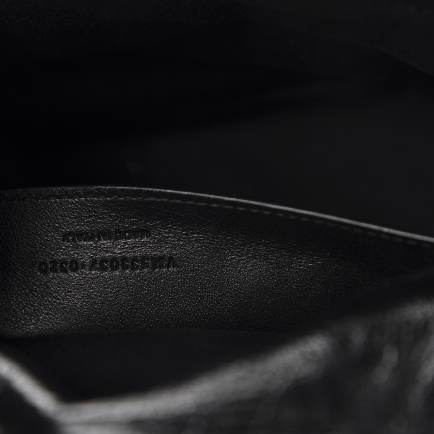 Saint Laurent Crinkled Calfskin Matelasse Monogram Baby Niki Chain Satchel Black 14 of 15