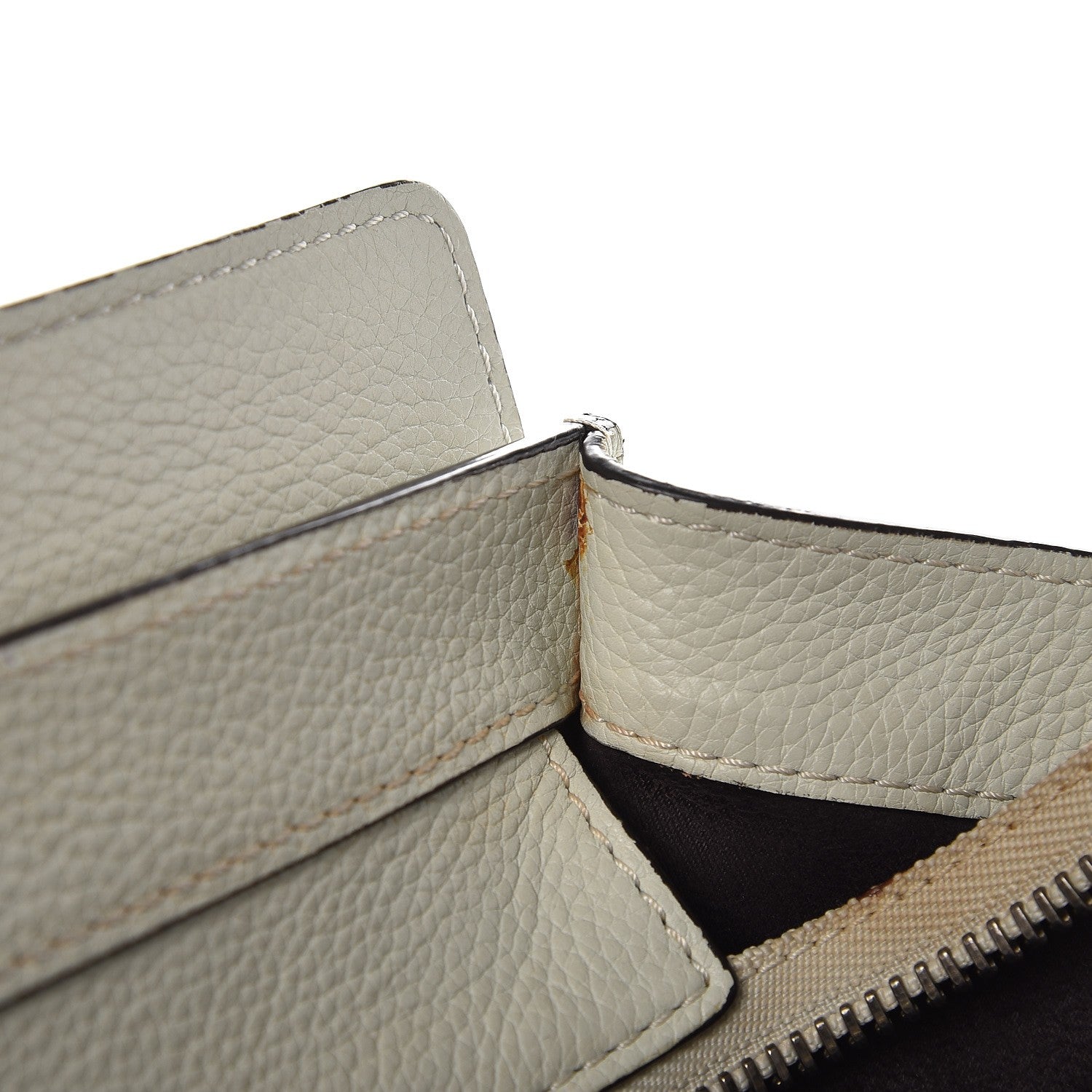 Celine Drummed Calfskin Mini Luggage Lune 7 of 15