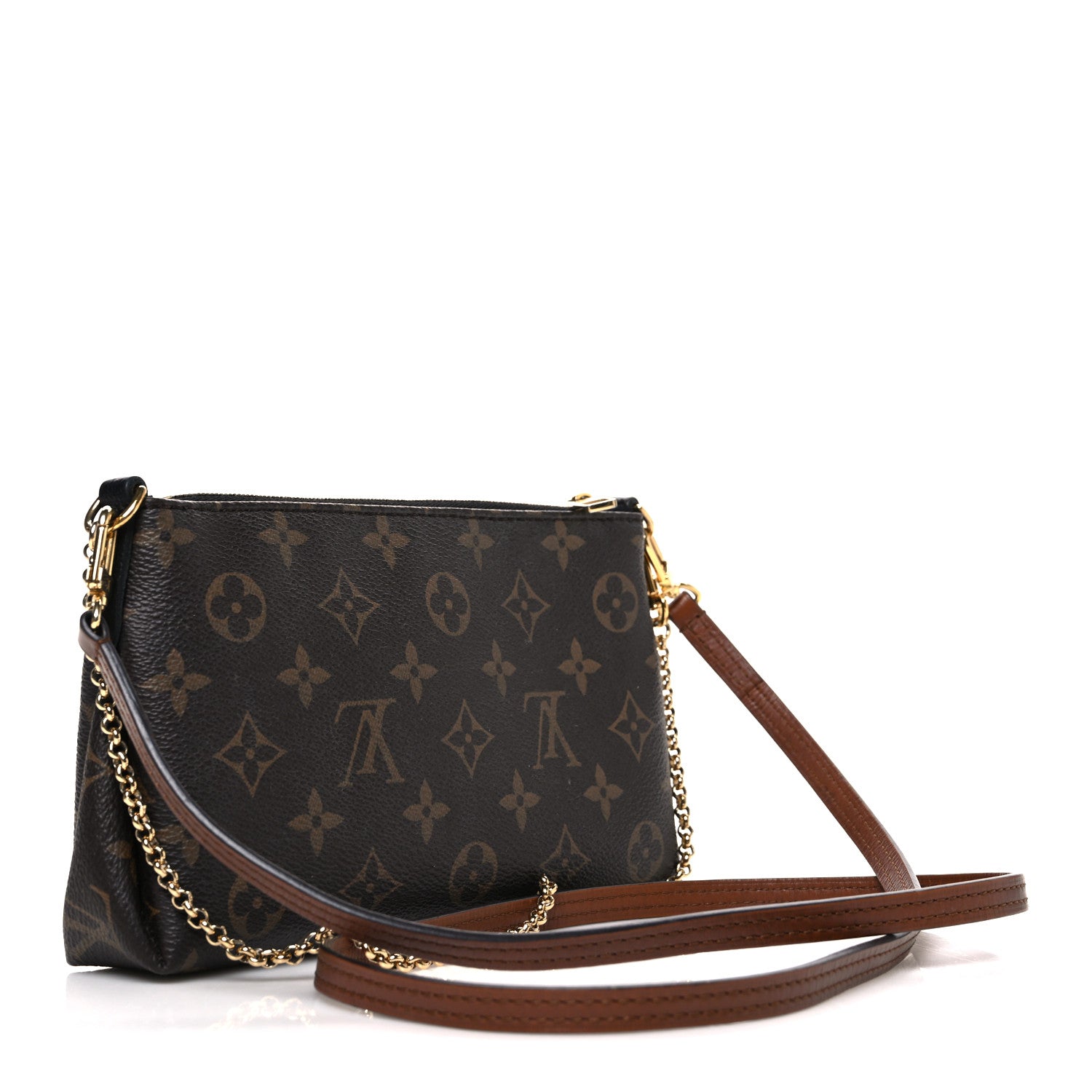 Louis Vuitton Monogram Pallas Clutch Black 3 of 11