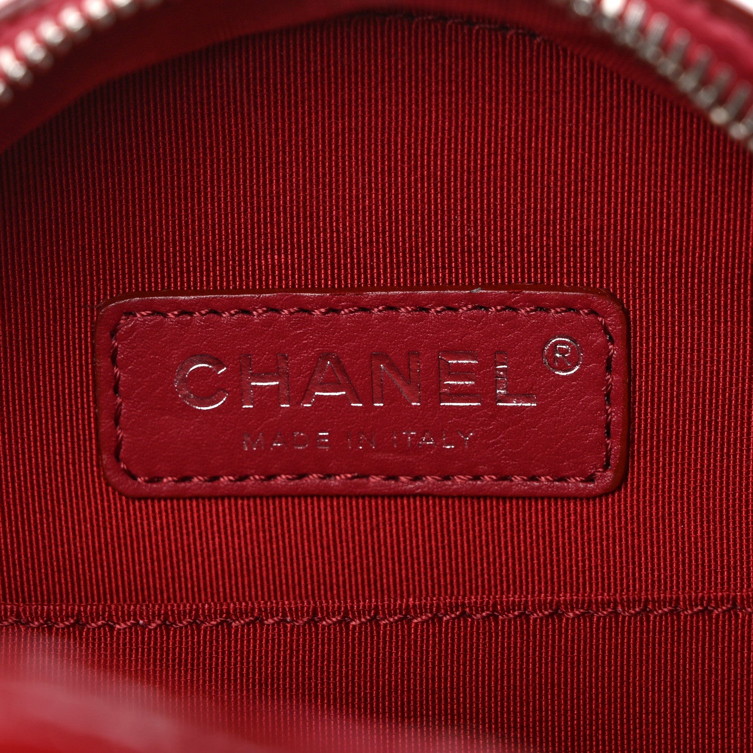 Chanel Patent Round As Earth Evening Bag Red 6 of 8