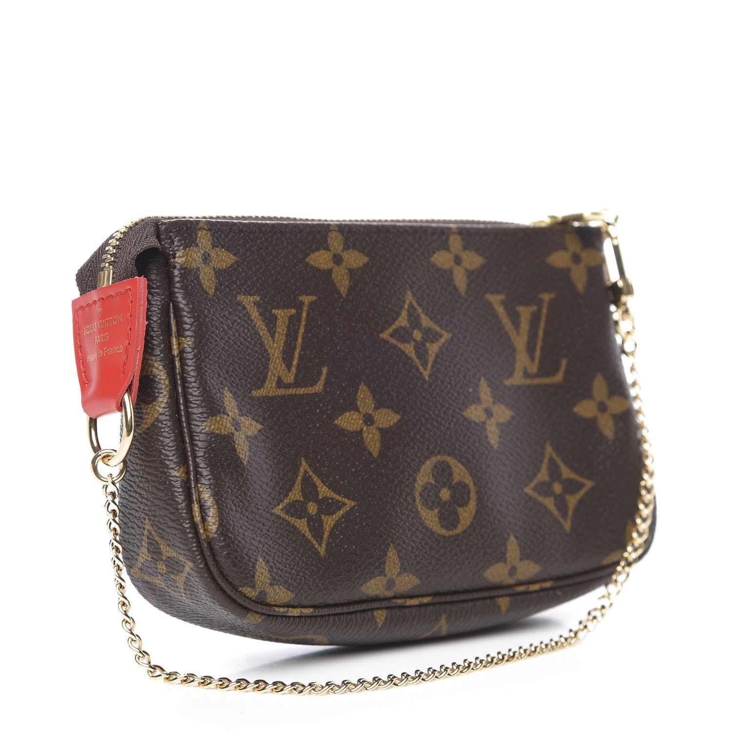 Louis Vuitton Monogram 2020 Christmas Animation Bumper Cars Mini Pochette Accessories Coquelicot 3 of 10