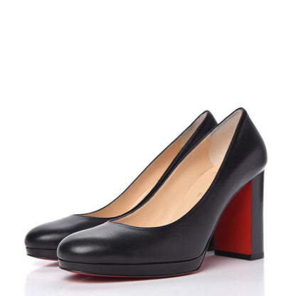 Christian Louboutin Nappa Kabetts 100 Pumps 39.5 Black Lucido 3 of 8