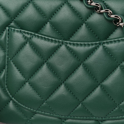 Chanel Lambskin Quilted Mini Square Flap Green 10 of 12