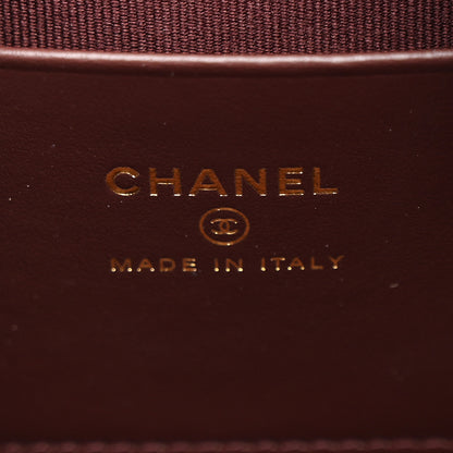 Chanel Caviar Quilted Barrel Clutch With Chain Black 6 of 11
