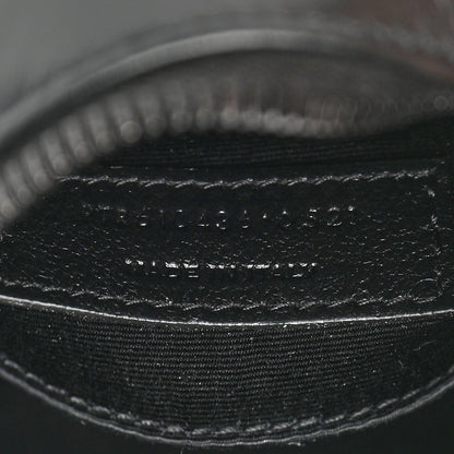 Saint Laurent Calfskin Matelasse Chevron Round Vinyle Camera Bag Black 7 of 11