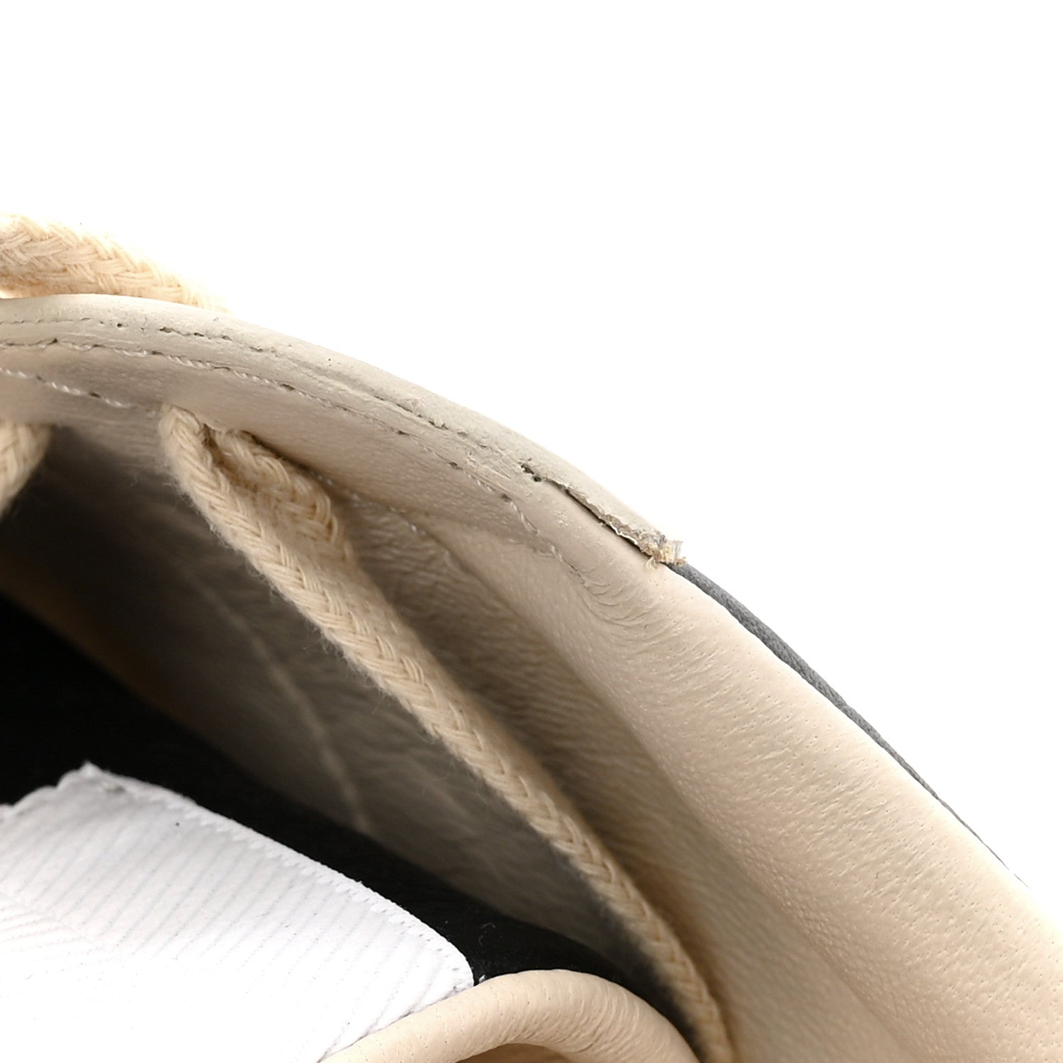 Gucci Calfskin Suede Web Mens G74 Sneakers 7 Ardesia Black New Mystic White 9 of 10