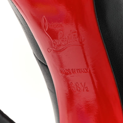 Christian Louboutin Shiny Nappa Booton 100 Ankle Boots 38.5 Black 7 of 9