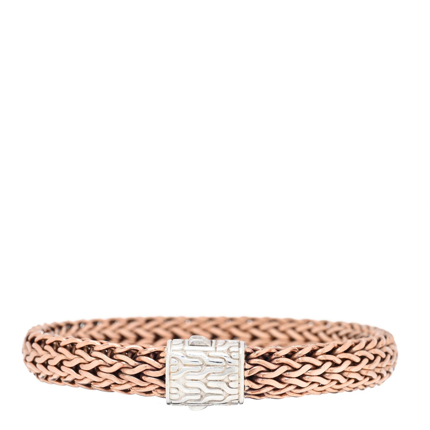 Sterling Silver Bronze 10.5mm Classic Chain Bracelet