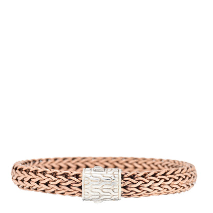 John Hardy Sterling Silver Bronze 10.5mm Classic Chain Bracelet 2 of 3