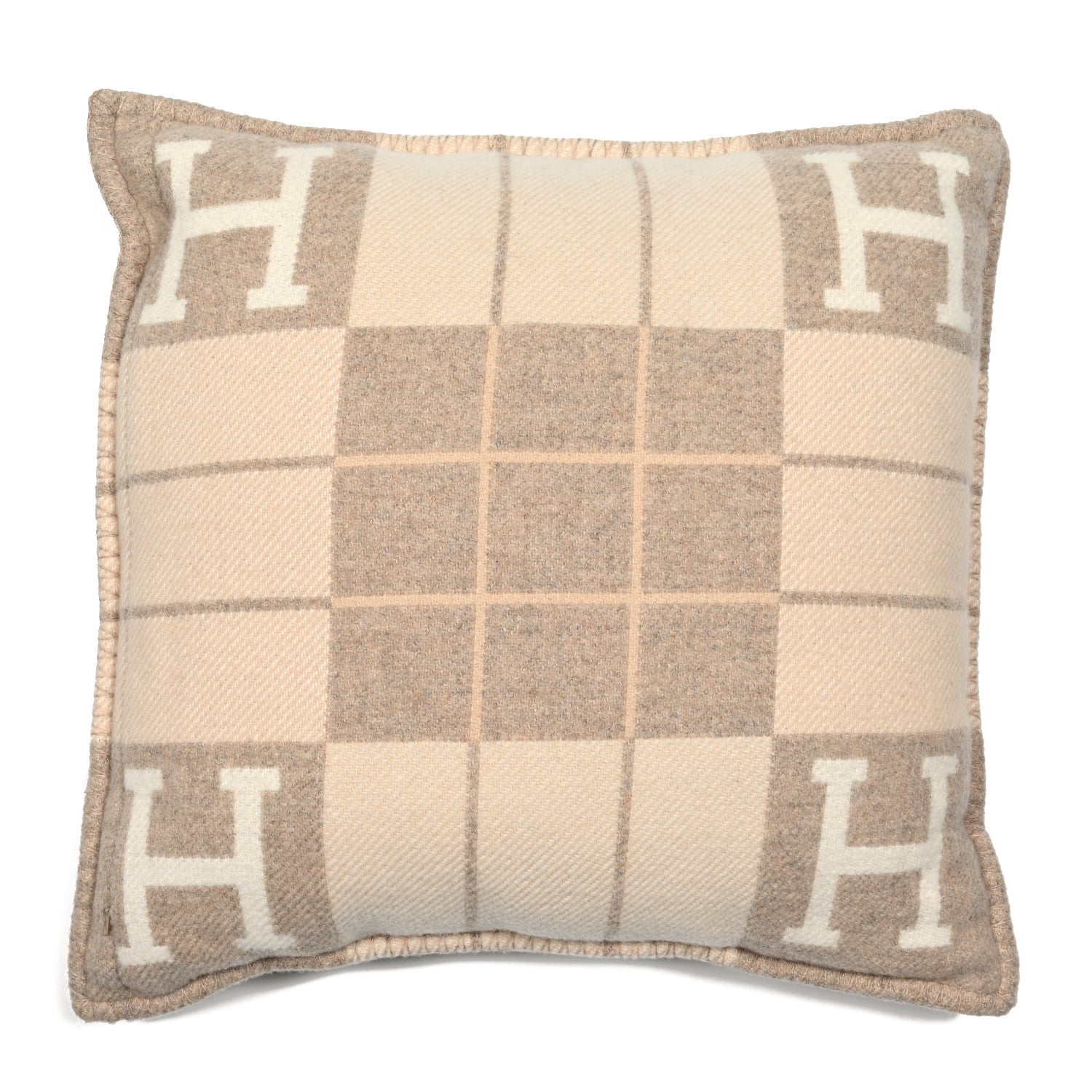 Hermes Wool Cashmere Avalon III Pillow PM Coco Camomille 2 of 3