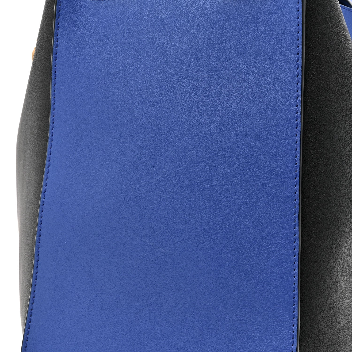 Loewe Calfskin Medium Hammock Shoulder Bag Electric Blue Black 15 of 15
