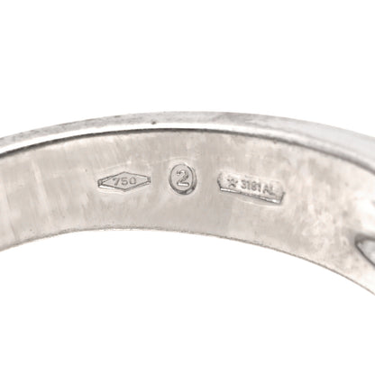 Damiani 18K White Gold Diamond Belle Epoque Band Ring 55 7.25 4 of 5