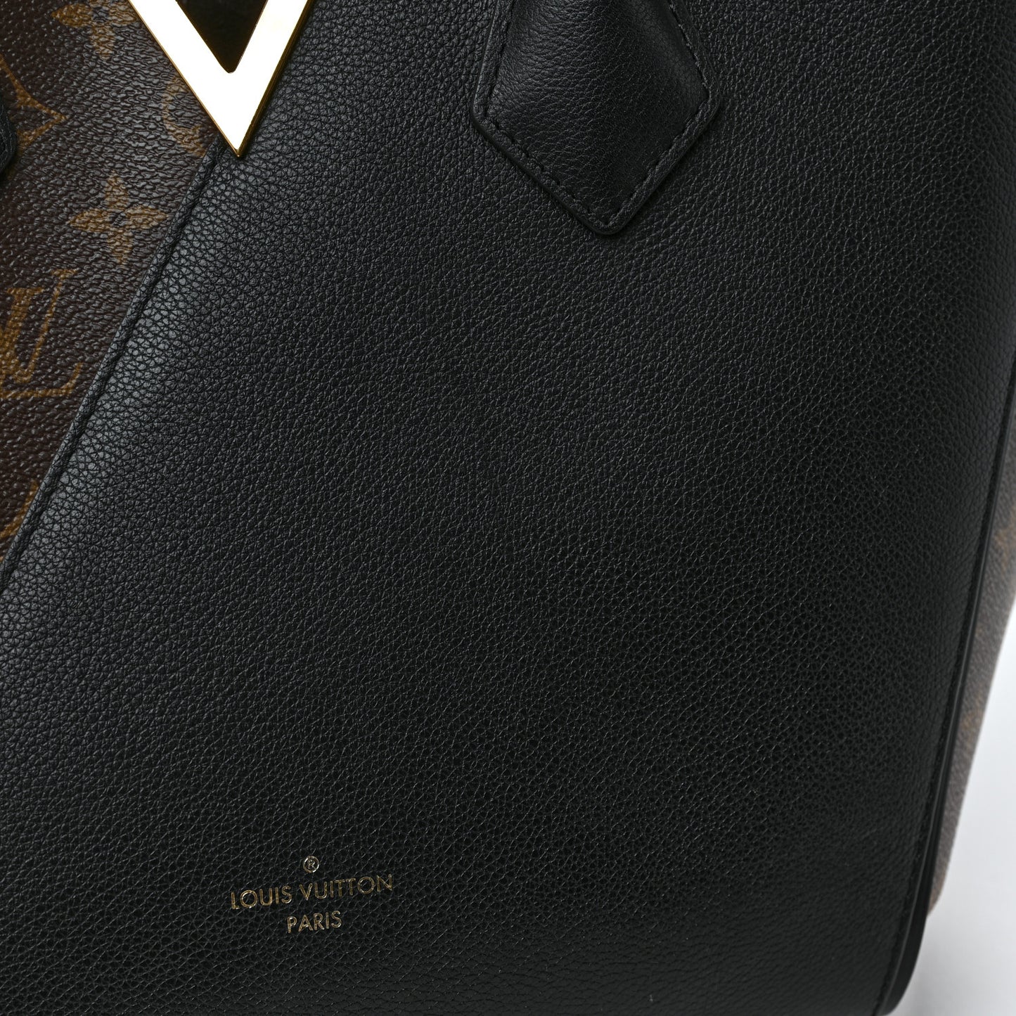 Calfskin Monogram Kimono Tote Black