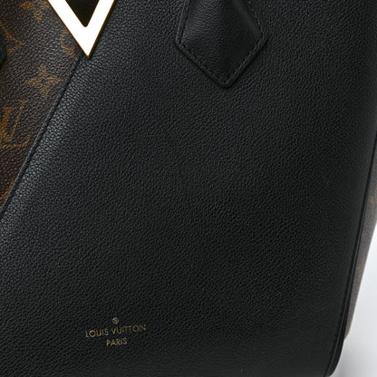 Louis Vuitton Calfskin Monogram Kimono Tote Black 9 of 9