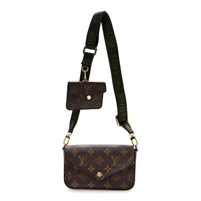 Louis Vuitton Monogram Felicie Strap & Go Kaki 1 of 9