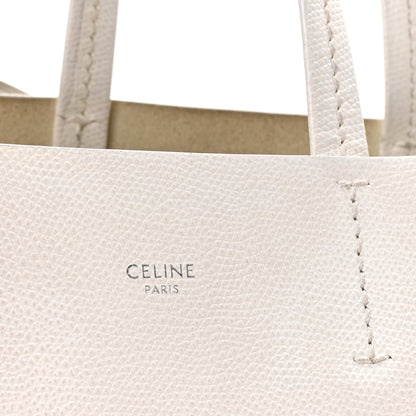 Celine Grained Calfskin Small Vertical Cabas Cream 6 of 13