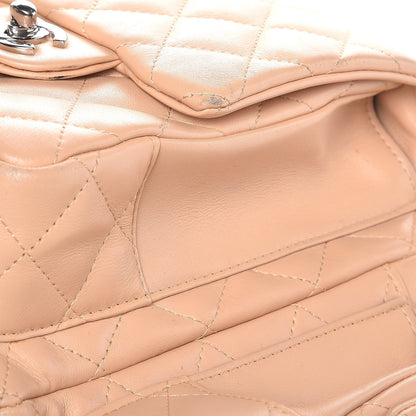 Chanel Calfskin Quilted Large Cambon Multipocket Reporter Beige Black 13 of 15