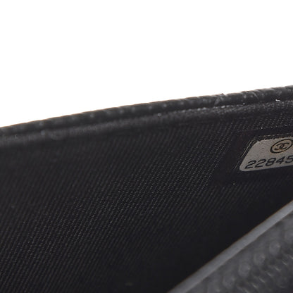 Chanel Caviar Quilted Wallet On Chain WOC Black 8 of 9