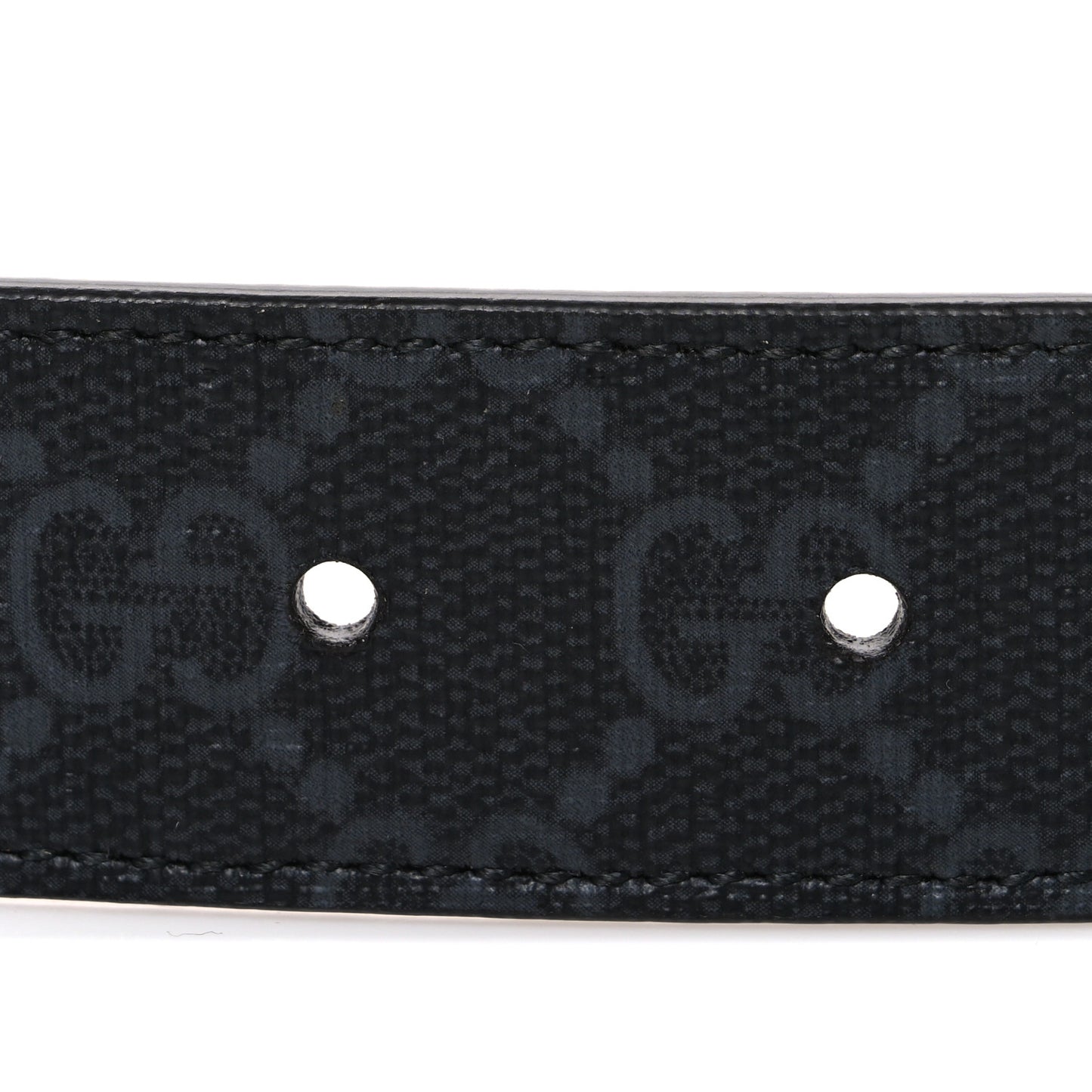 GG Supreme Monogram Plutone Calfskin Enamel Double G 30mm Belt 85 34 New Cherry Red