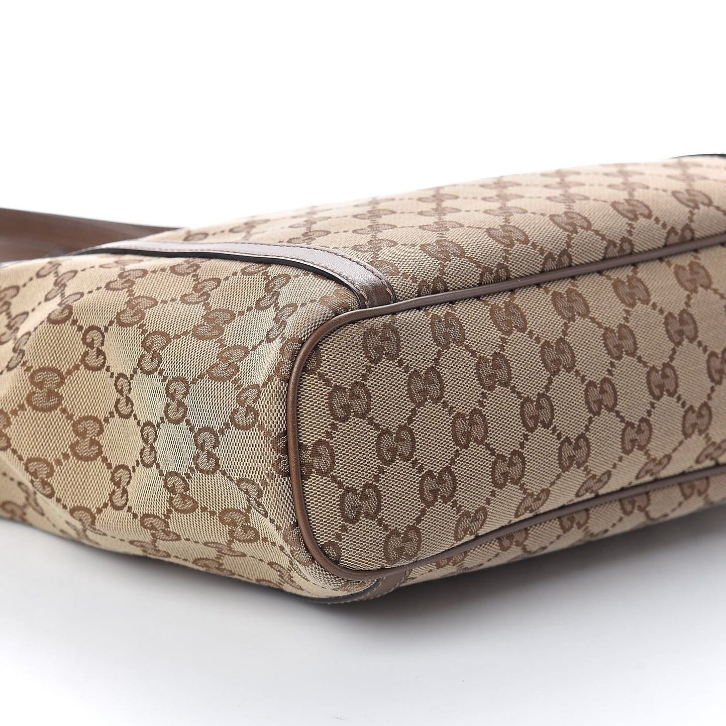 GG Supreme Monogram Medium Joy Tote Brown