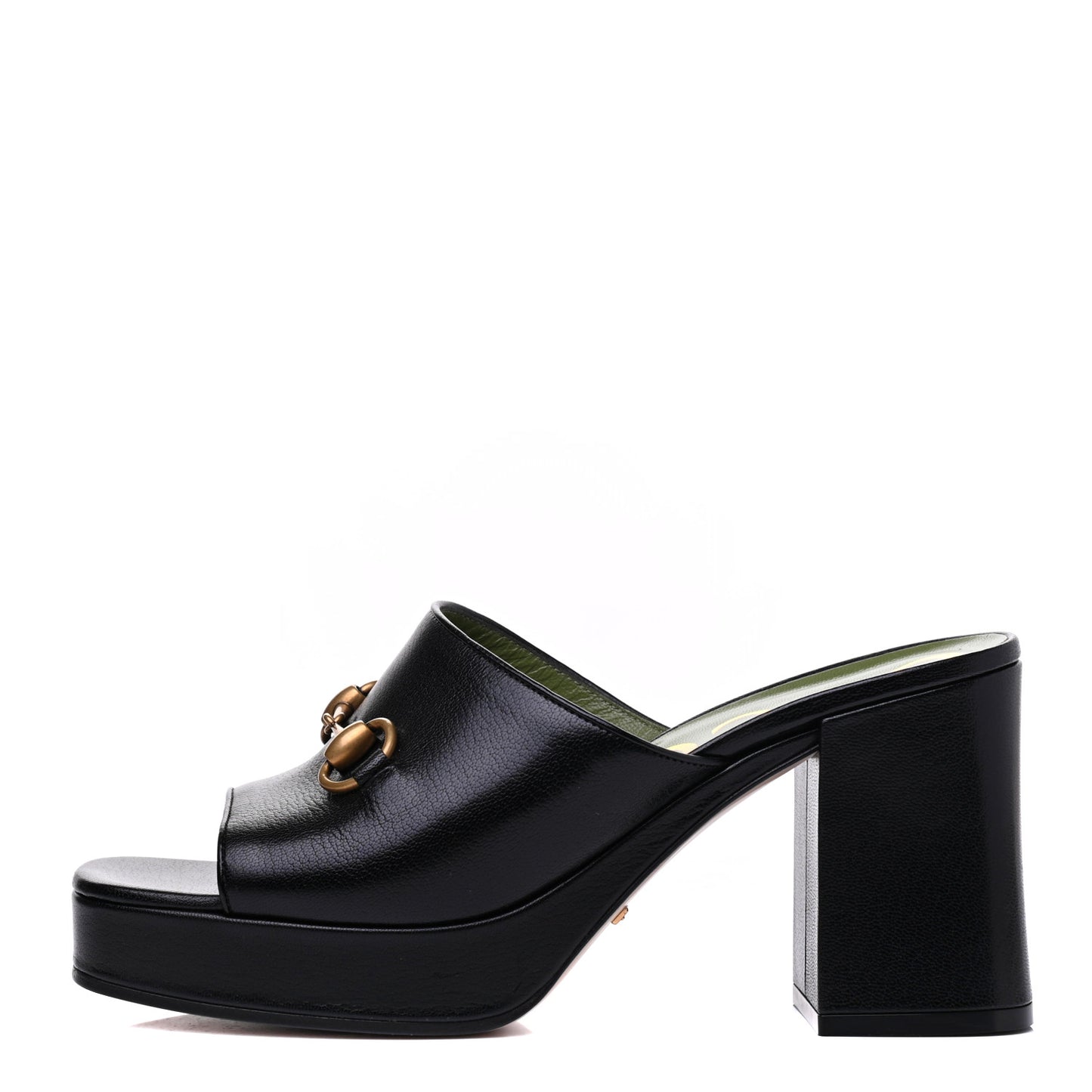 Granada Kid Houdan Platform Slide Sandals 38.5 Black