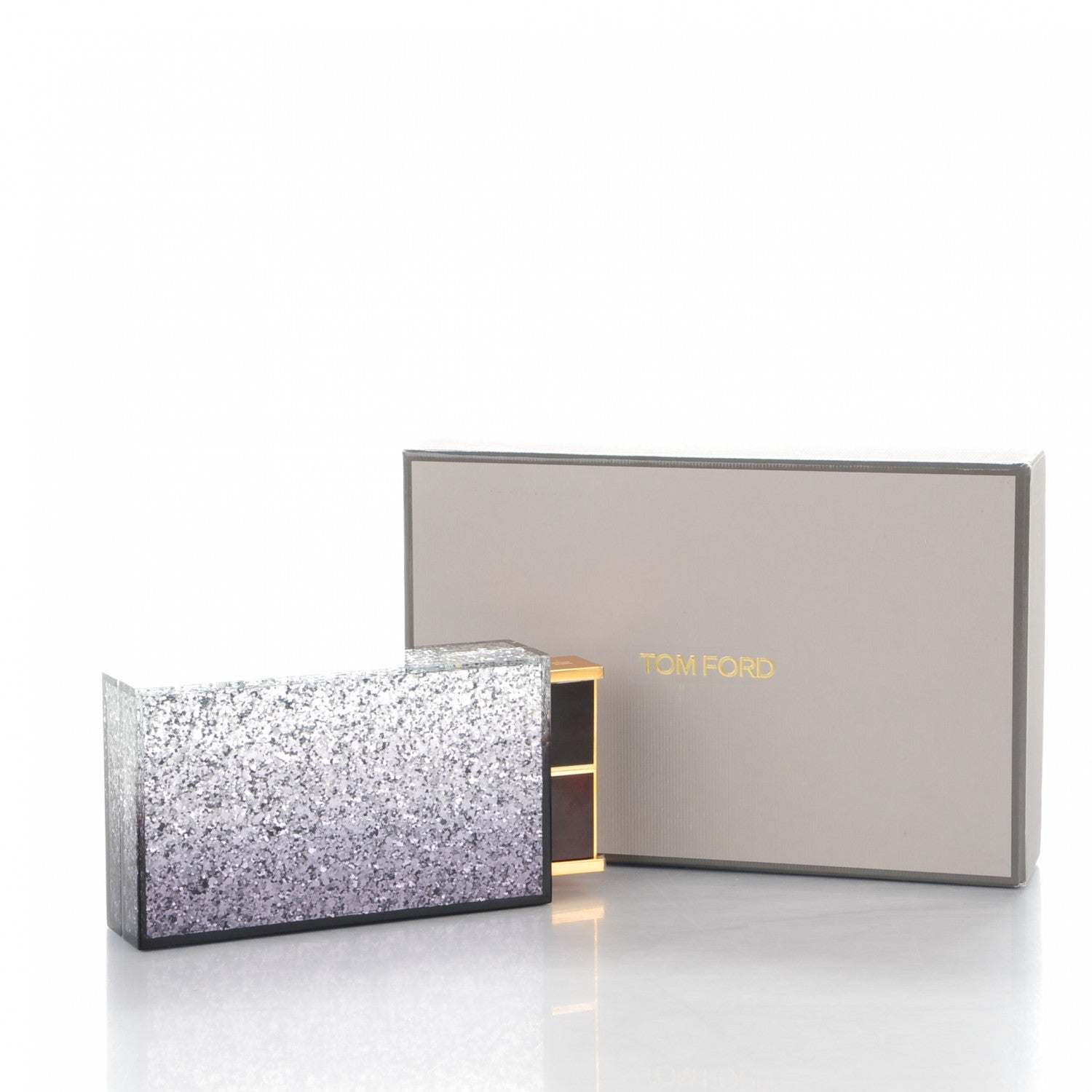Tom Ford Sequin Plexiglass Lipstick Minaudière Clutch 5 of 10