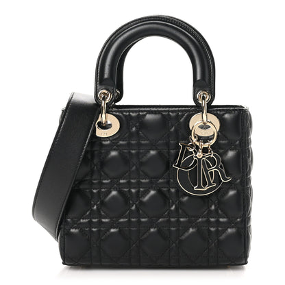 Christian Dior Lambskin Cannage Small My ABCDior Lady Dior Black 1 of 11