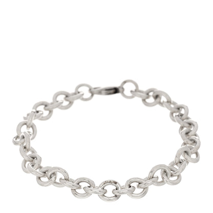 Tiffany Sterling Silver Round Chain Link Bracelet 1 of 3