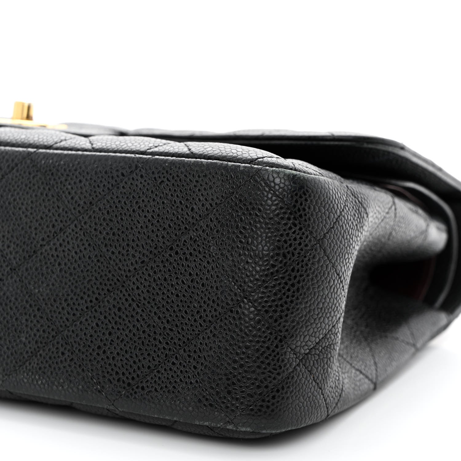 Chanel Caviar Quilted Jumbo Double Flap Black 12 of 19