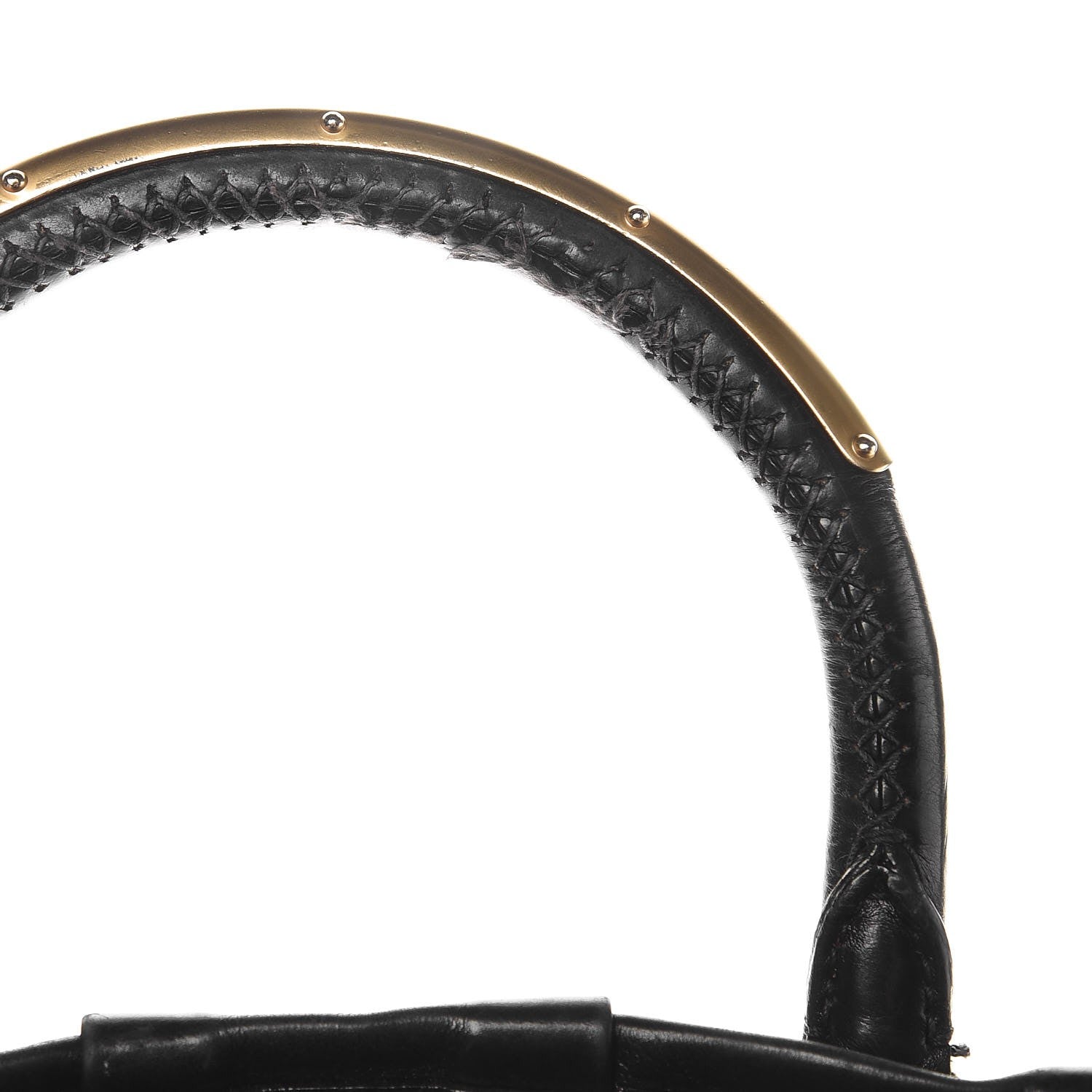 Prada Glace Calfskin Shoulder Bag Black 9 of 9