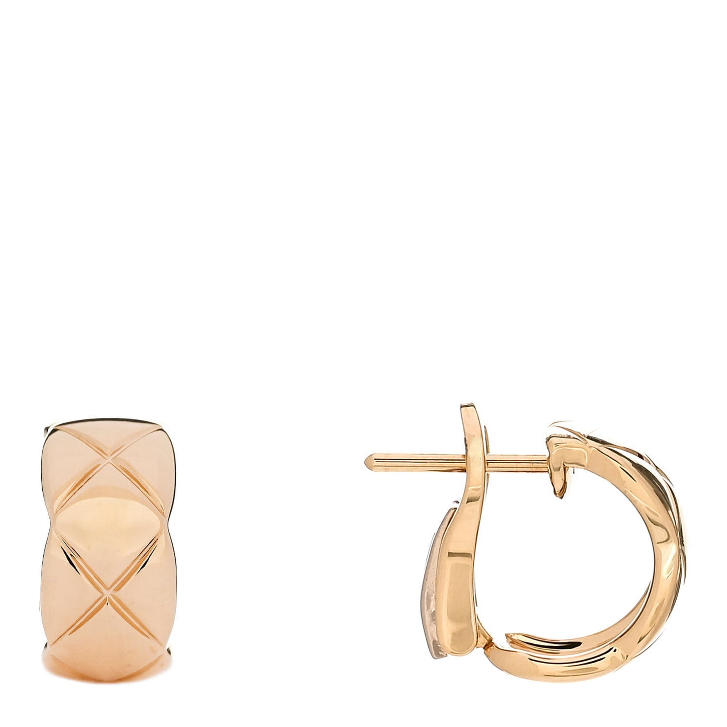 18K Yellow Gold Coco Crush Hoop Earrings