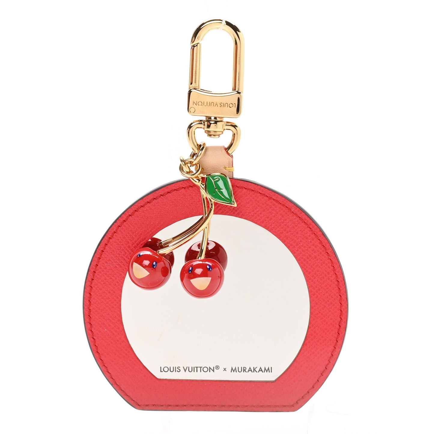 LV X TM Monogram Cerises Mini Mirror Bag Charm
