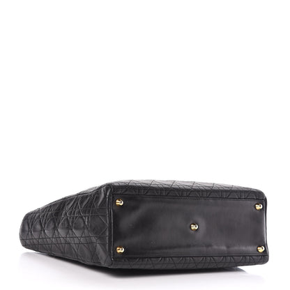 Christian Dior Lambskin Cannage Large Lady Dior Black 4 of 17