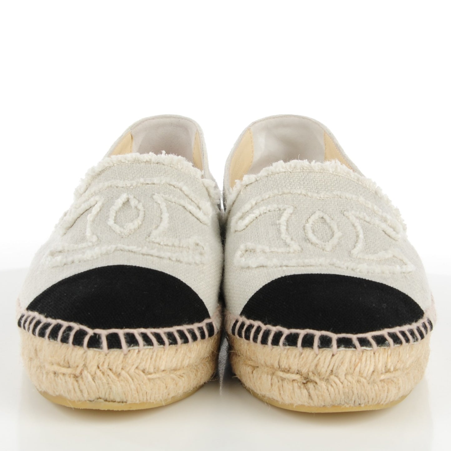 Toile CC Espadrilles 38 Beige Black