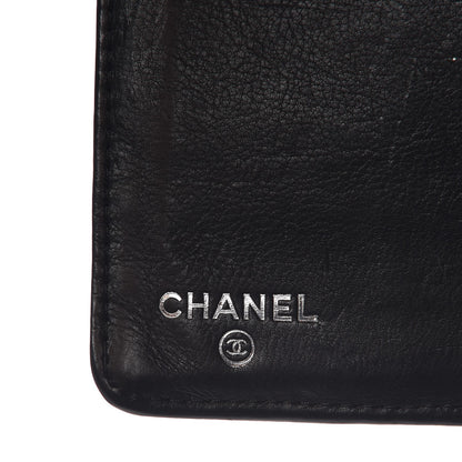 Chanel Calfskin Quilted Lucky Symbols Flap Wallet Black 6 of 9