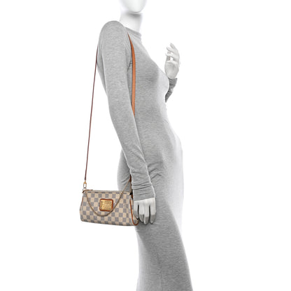 Louis Vuitton Damier Azur Eva Clutch 2 of 18