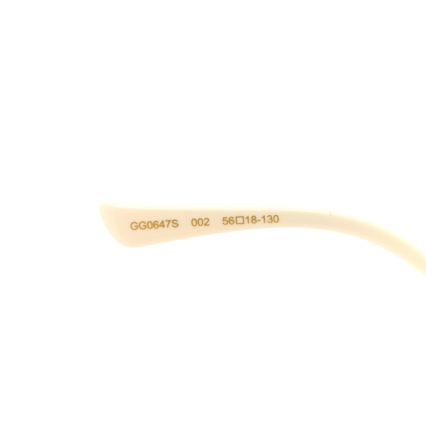 Acetate Butterfly Sunglasses GG0647S Havana Brown Gold