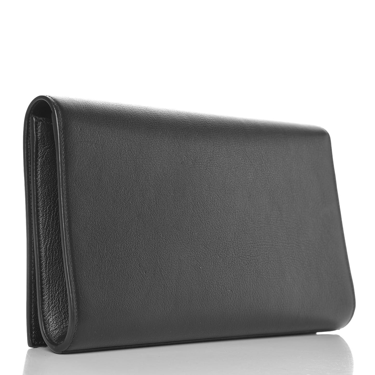 Calfskin Monogram Large Belle De Jour Clutch Black