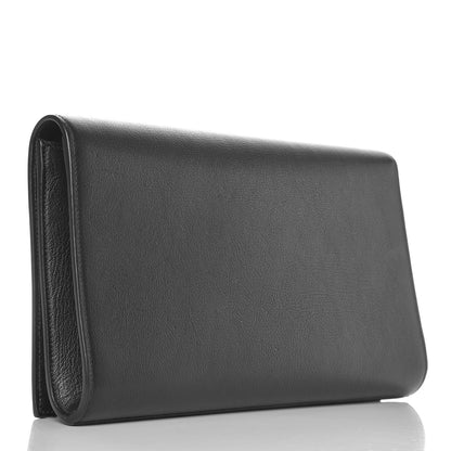 Saint Laurent Calfskin Monogram Large Belle De Jour Clutch Black 3 of 6