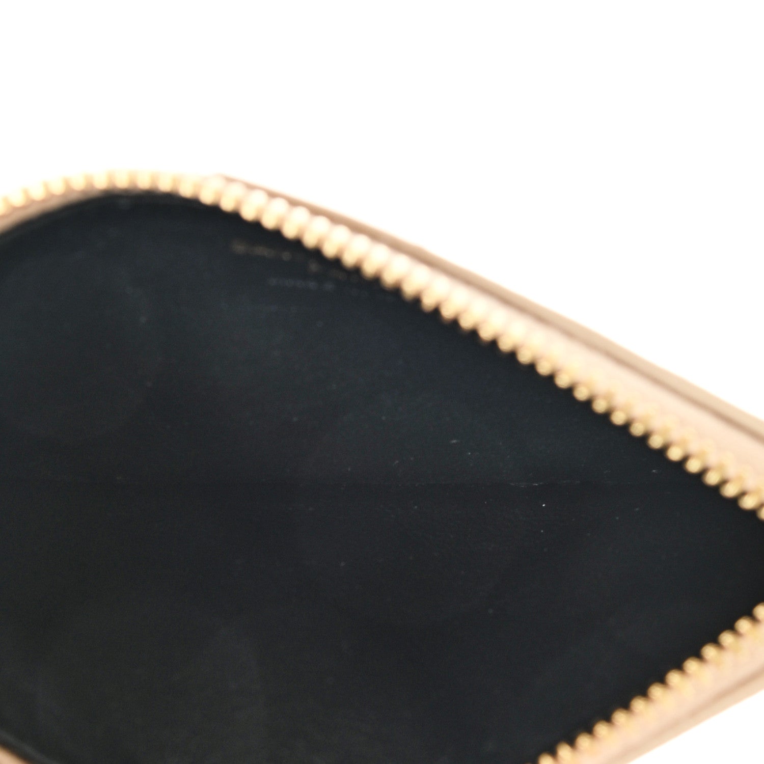 Saint Laurent Monogram Grain de Poudre 5 Fragments Zip Pouch Card Holder Dark Latte 5 of 7