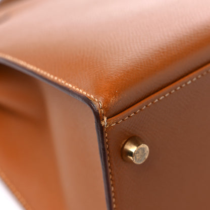 Hermes Courchevel Kelly Sellier 32 Gold 10 of 23