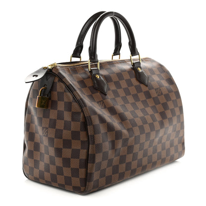 Louis Vuitton Damier Ebene Speedy 30 3 of 10