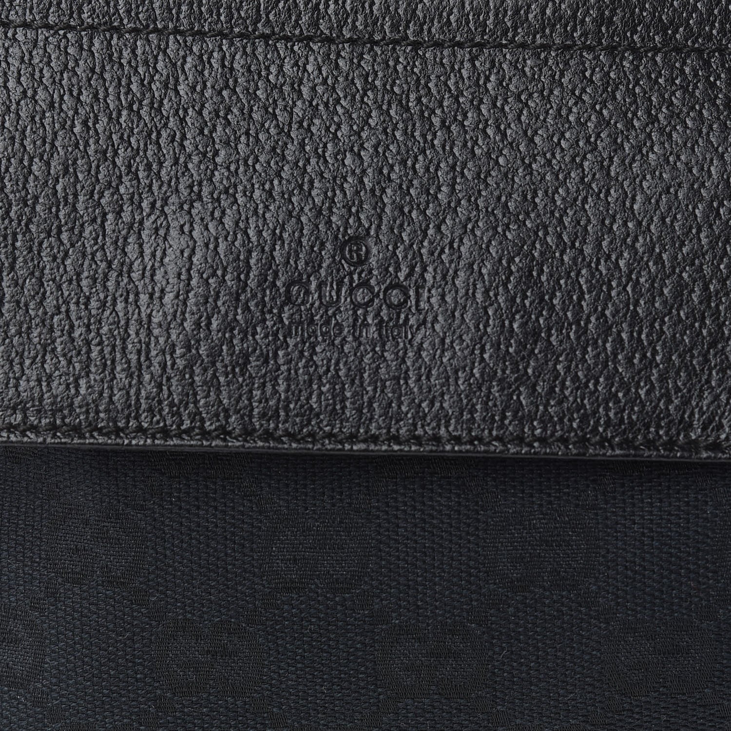 Gucci GG Monogram Double Pocket Belt Bag Black 6 of 8