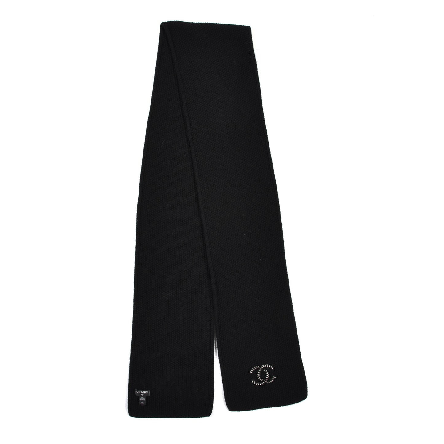 Cashmere CC Scarf Black