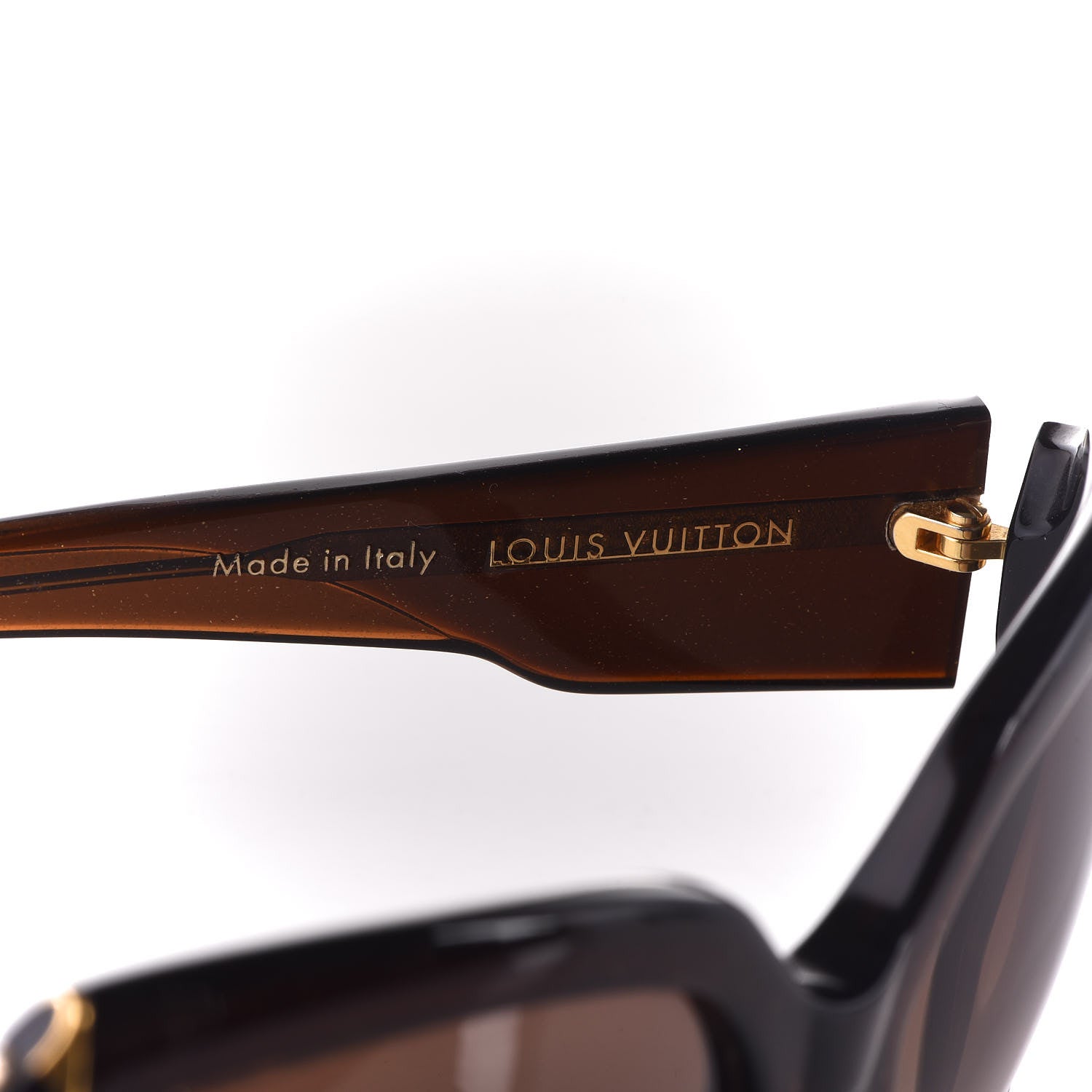 Louis Vuitton Hortensia Cat Eye Sunglasses Z0366W Brown Glitter 6 of 6