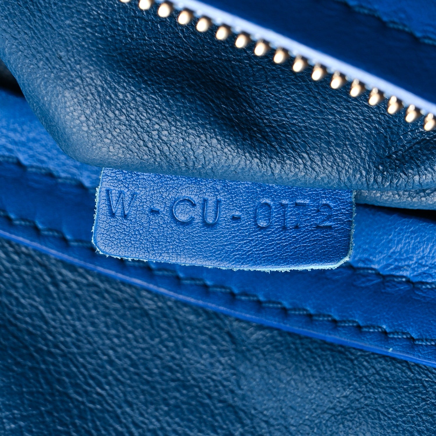 Celine Suede Small Phantom Luggage Blue 8 of 21