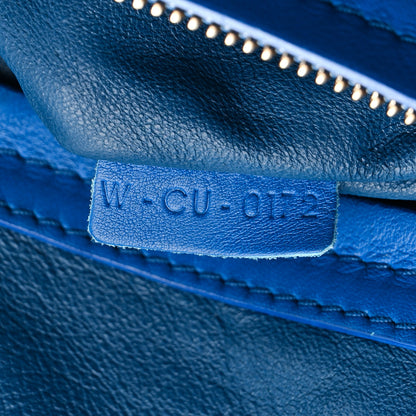 Celine Suede Small Phantom Luggage Blue 8 of 21