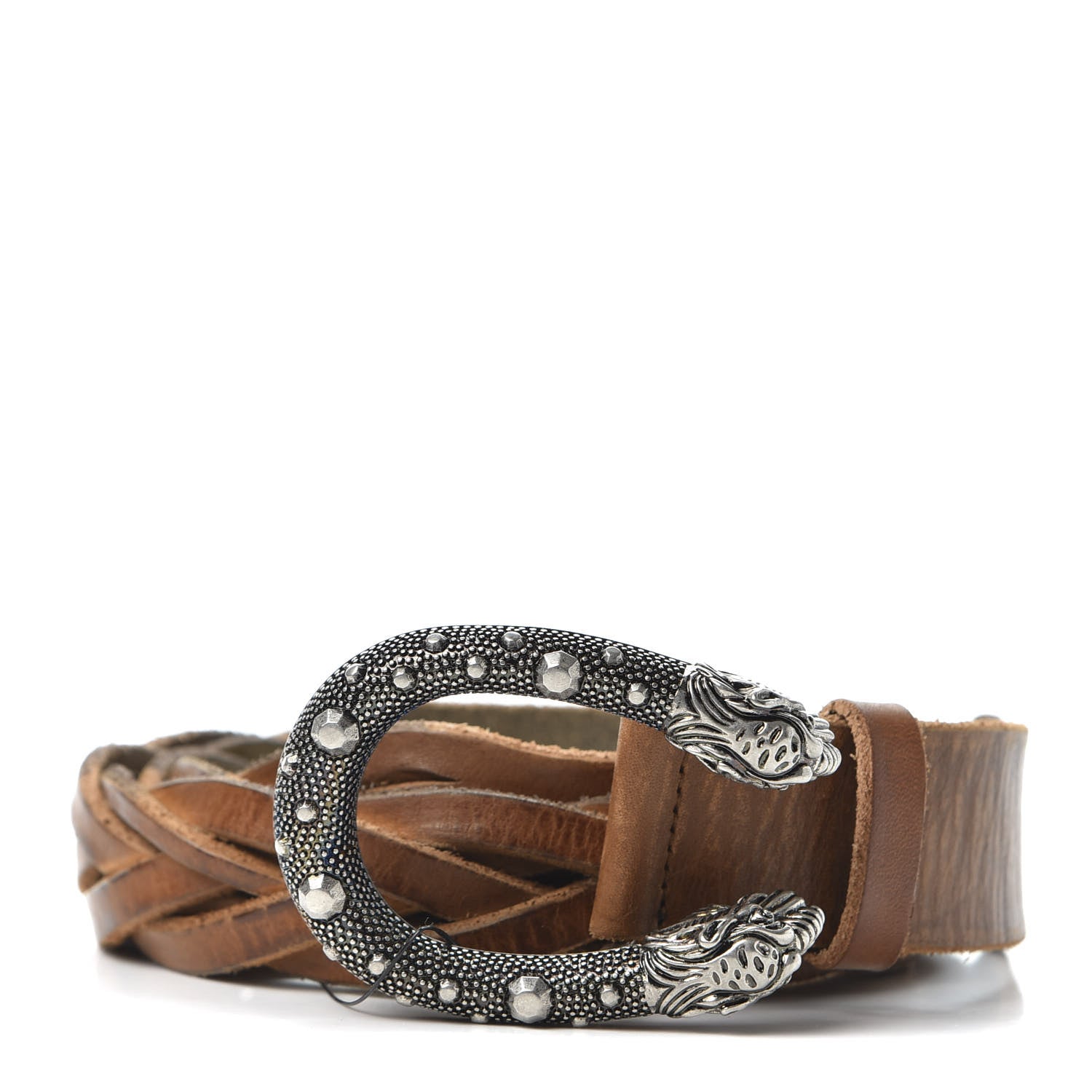 Gucci Calfskin Braided Dionysus Belt 95 38 Cuir 1 of 3