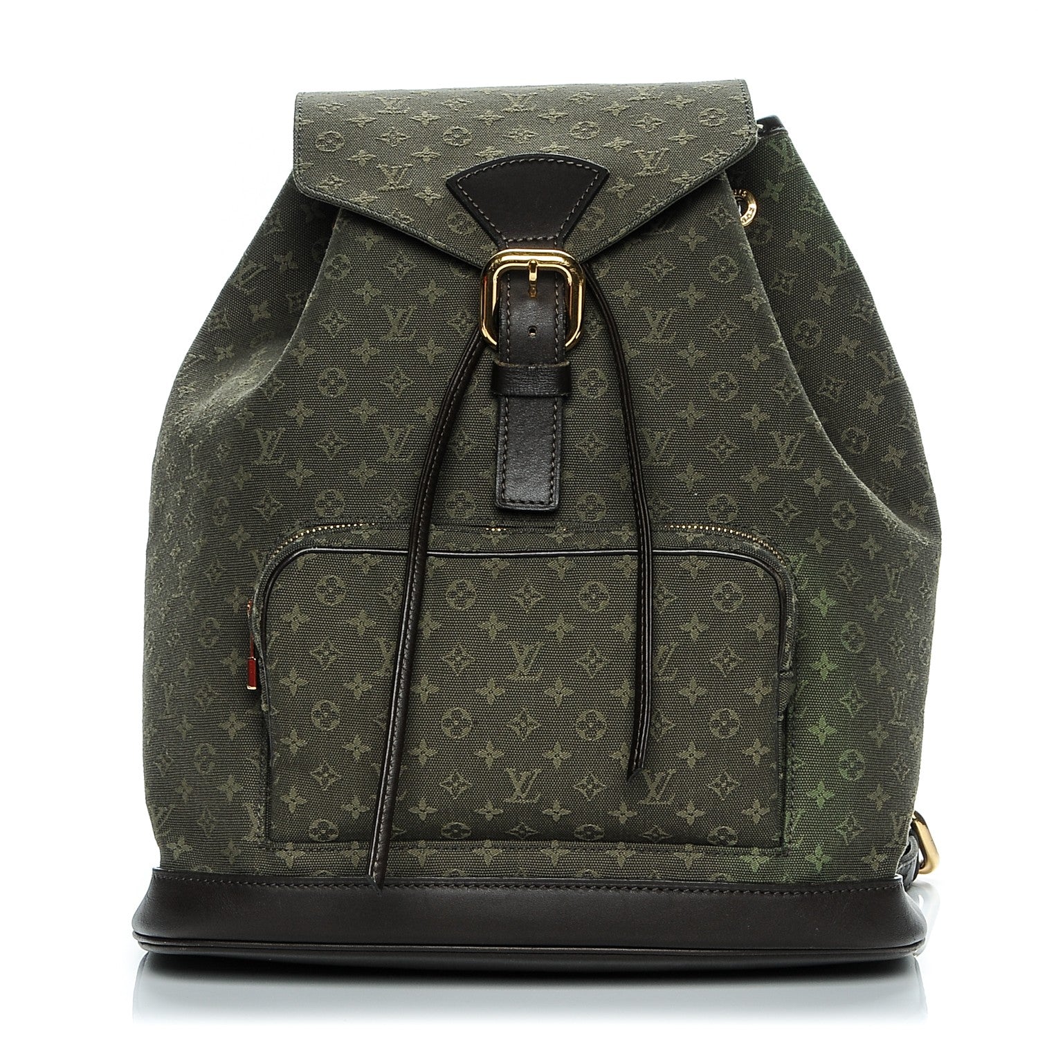 Louis Vuitton Mini Monogram Montsouris GM Backpack Kaki 1 of 6